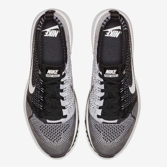 NEW Nike Flyknit Racer “Oreo” Shoes - Picture 4 of 5